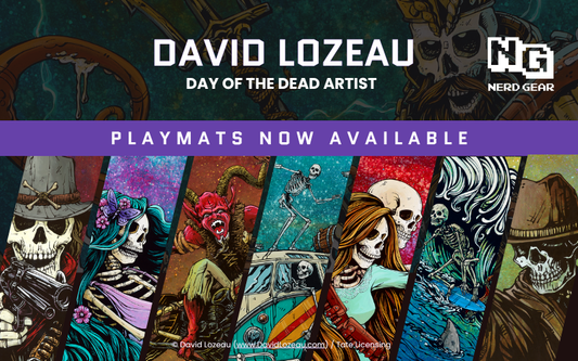 Skeletons at the Table: Meet the David Lozeau Playmat Collection
