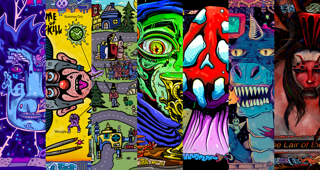 New Drop: 7 More Playmats From Jesse Jacobellis - Nerd Gear Gaming Inc.