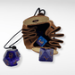 2 - in - 1 Small Leather Dice Pouch & Rolling Tray - Nerd Gear Gaming Inc.