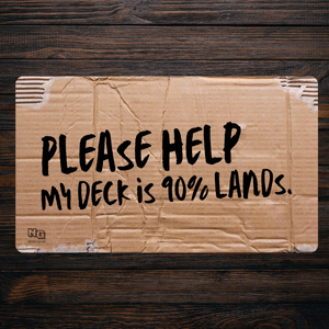 90% Lands Cardboard - Premium TCG Playmat - MTO - Nerd Gear Gaming Inc.