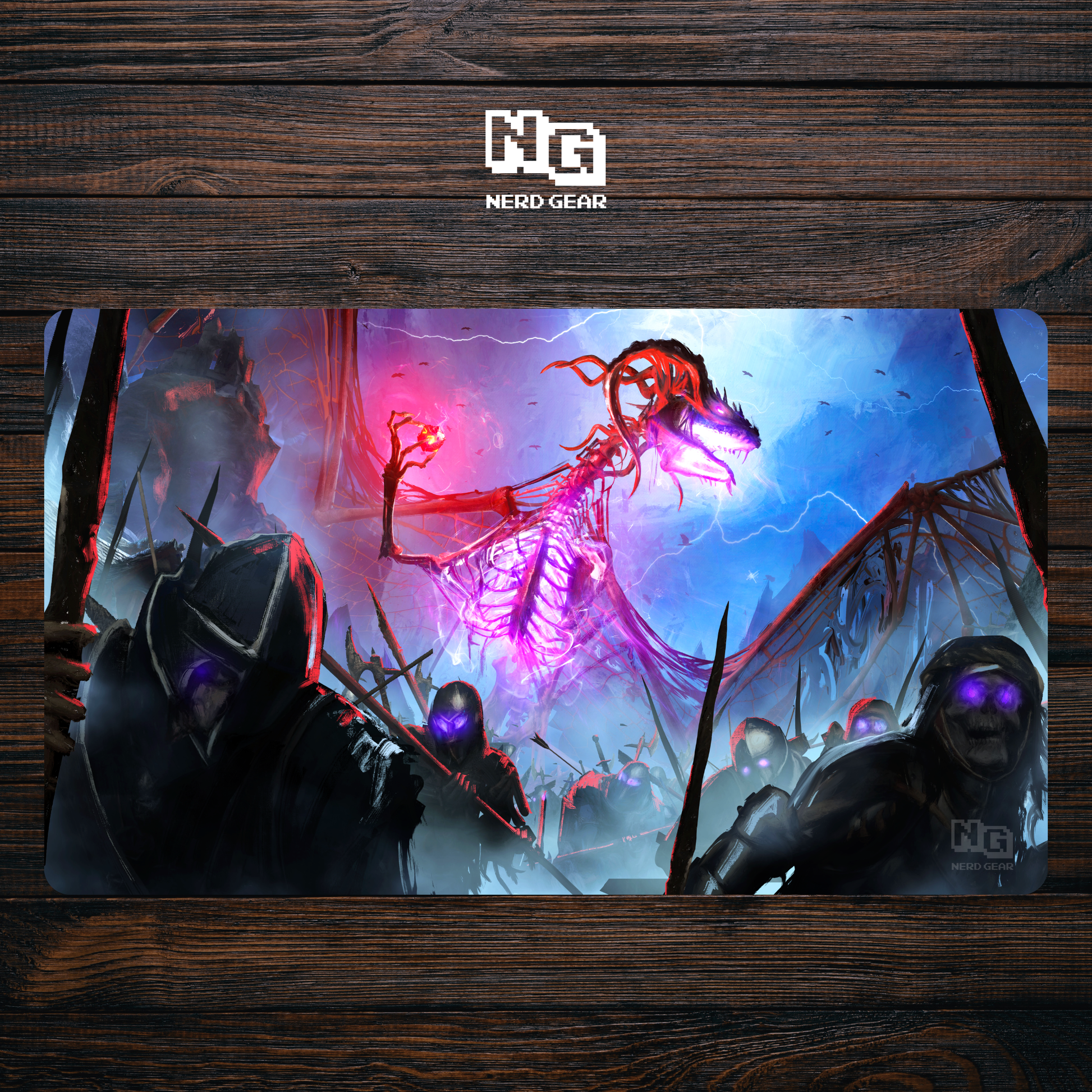 Aether - Bone Overlord - Premium TCG Playmat - MTO - Nerd Gear Gaming Inc.