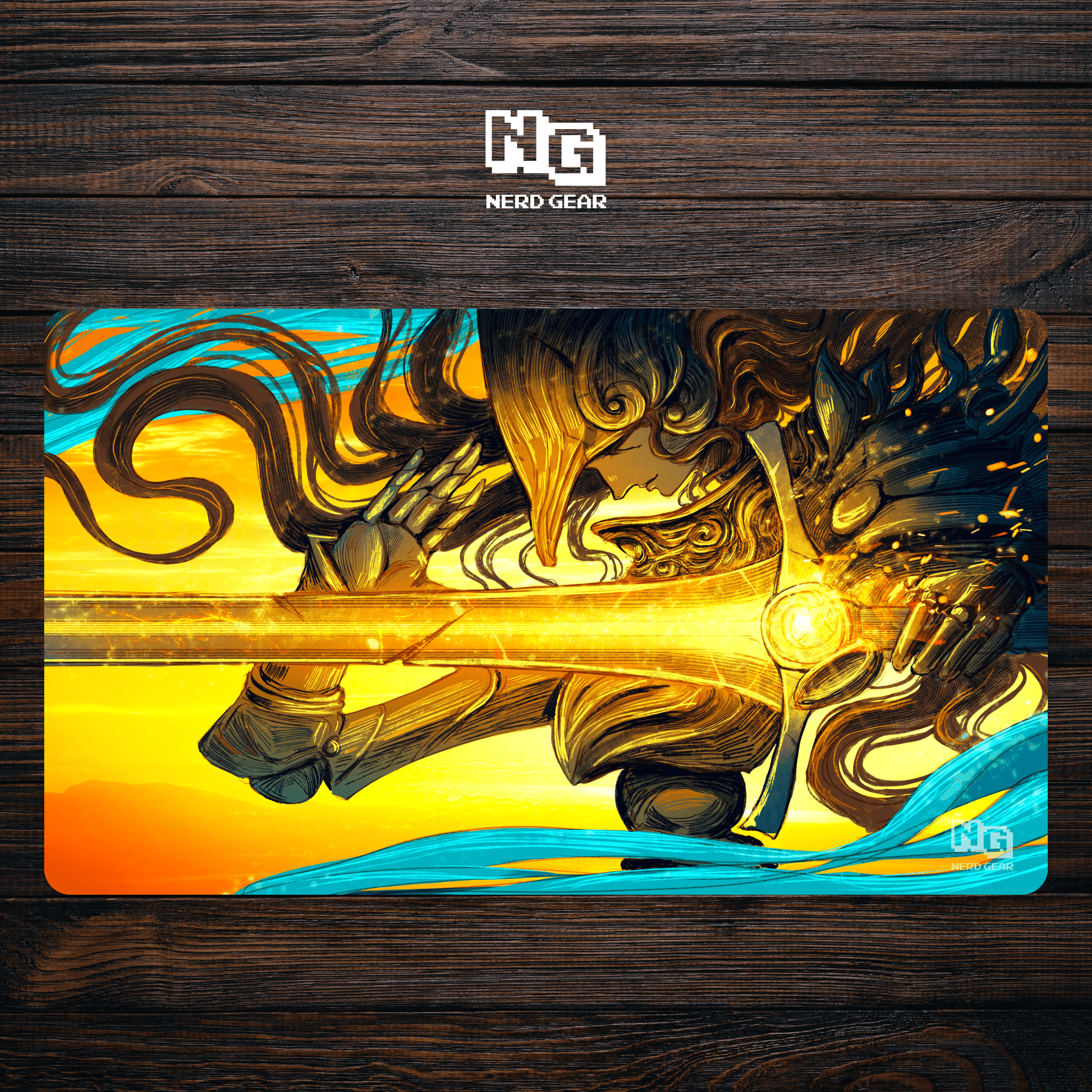 Aurelian Pulse - Premium TCG Playmat - MTO - Nerd Gear Gaming Inc.