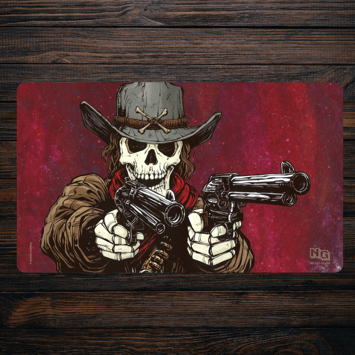 Bandlands Bandit - David Lozeau - Premium TCG Playmat - MTO - Nerd Gear Gaming Inc.