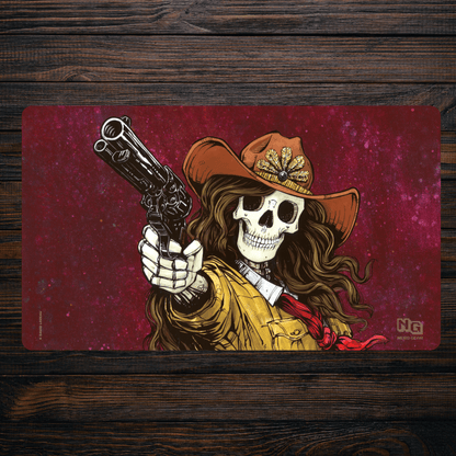 Bandlands Beauty - David Lozeau - Premium TCG Playmat - MTO - Nerd Gear Gaming Inc.
