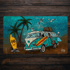 Beach Break - David Lozeau - Premium TCG Playmat - MTO - Nerd Gear Gaming Inc.