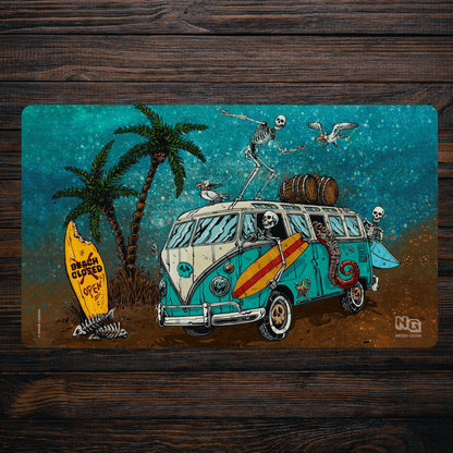 Beach Break - David Lozeau - Premium TCG Playmat - MTO - Nerd Gear Gaming Inc.