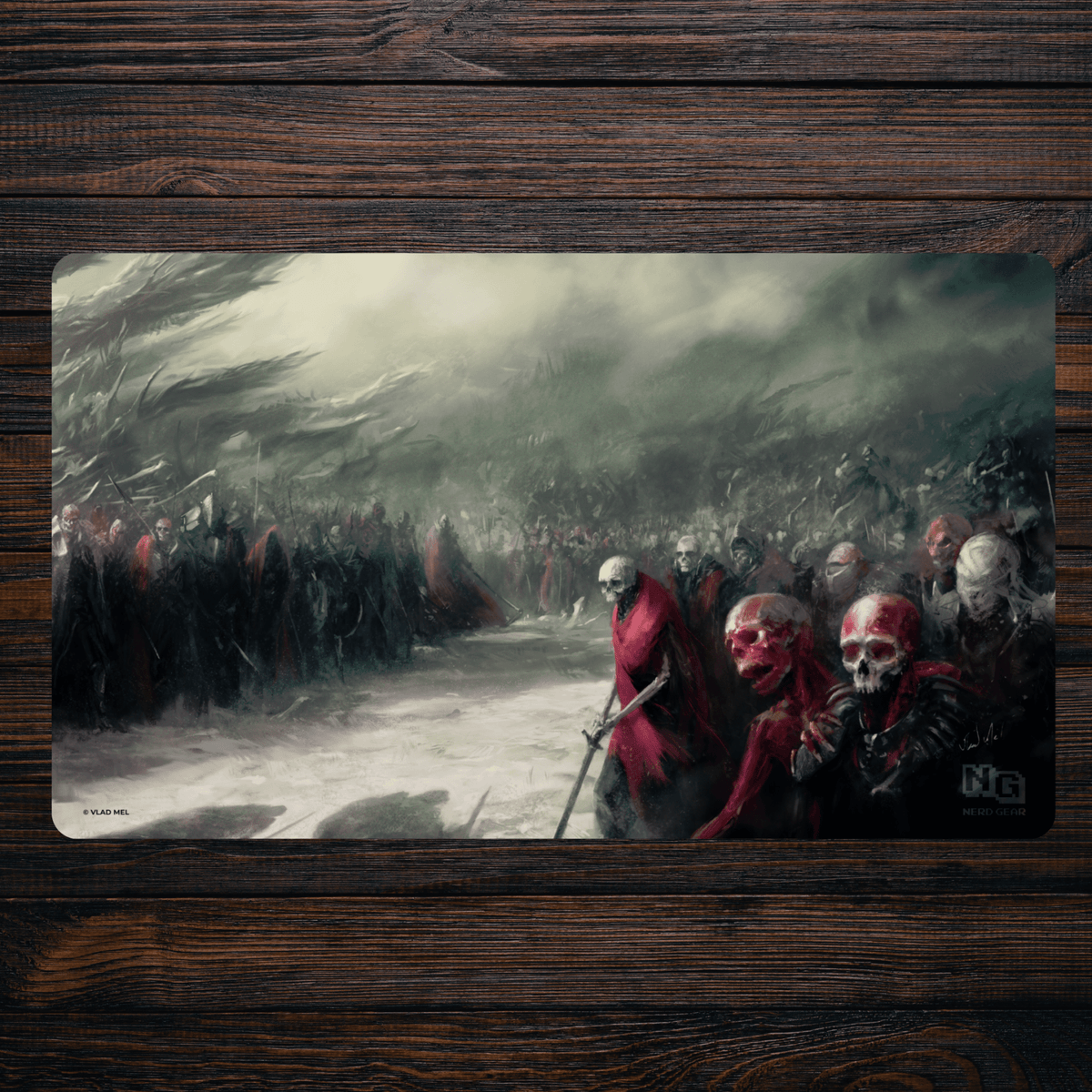 Boneyard - Vlad Mel - Premium TCG Playmat - MTO - Nerd Gear Gaming Inc.