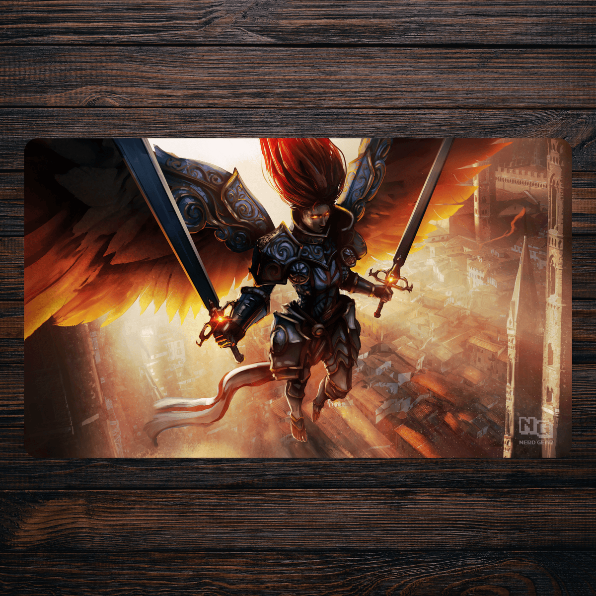 Celestial Vengeance - Premium TCG Playmat - MTO - Nerd Gear Gaming Inc.