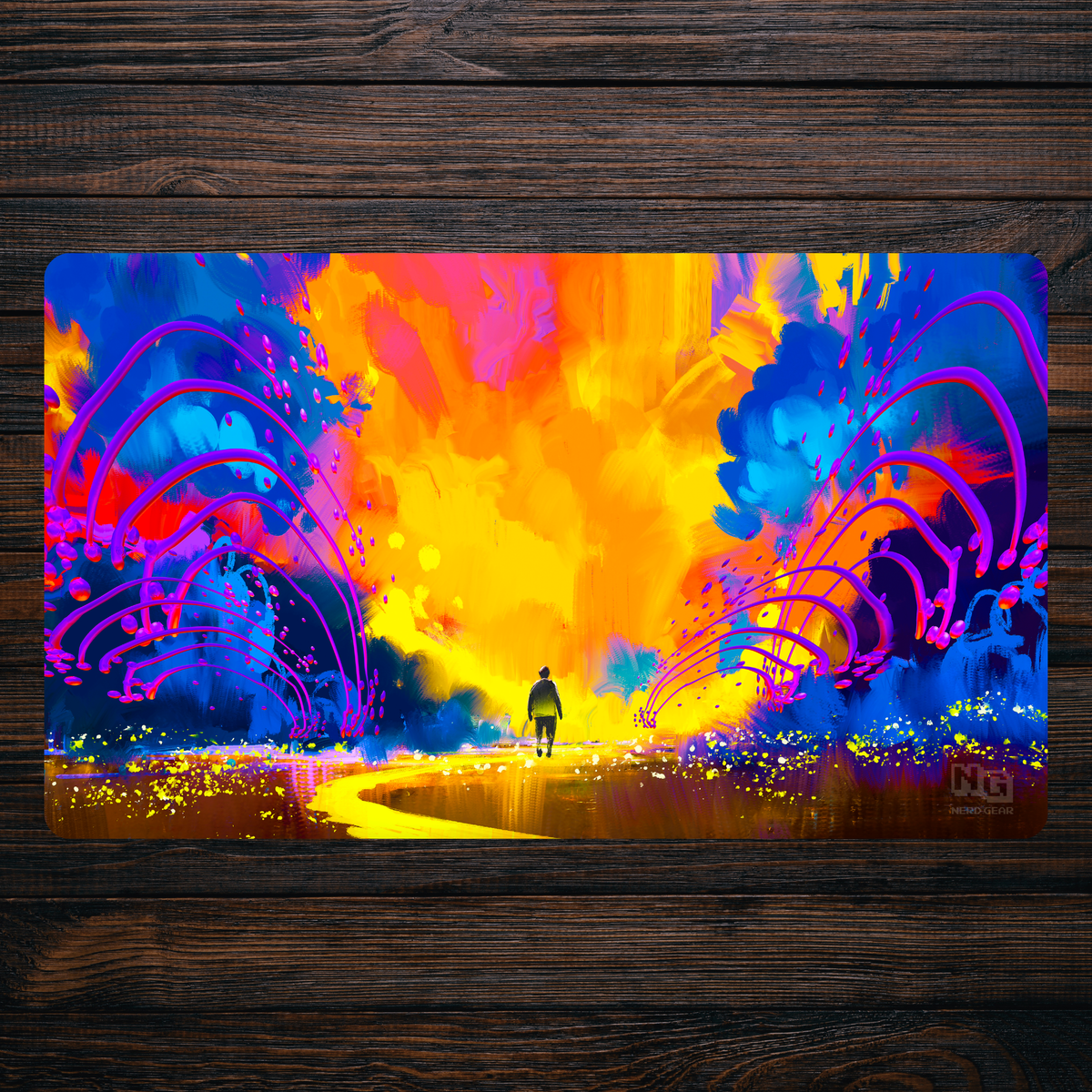 Chromatic Horizon - Premium TCG Playmat - MTO - Nerd Gear Gaming Inc.