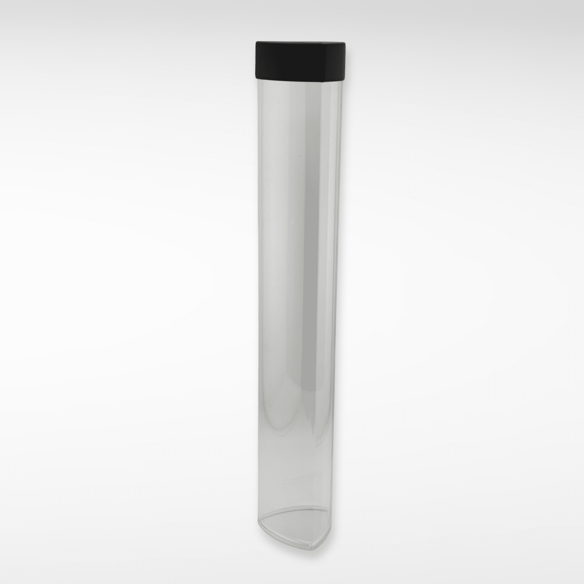 Clear Triangle Playmat Tube - CPM Addon - Nerd Gear Gaming Inc.