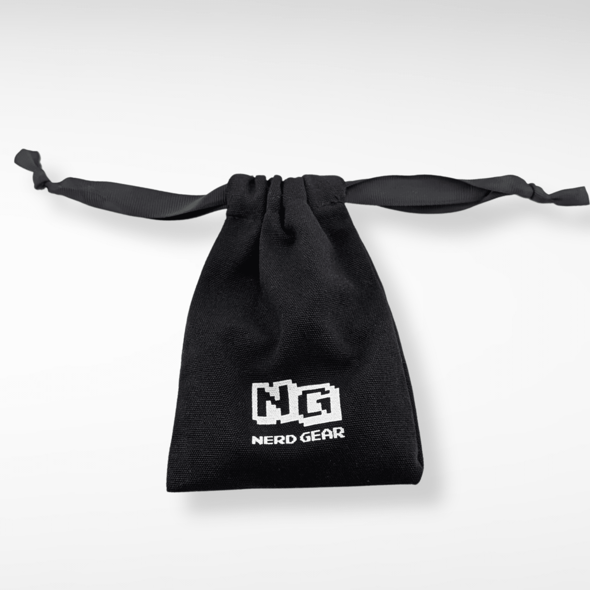 Cloth Dice Bag - Black - Nerd Gear Gaming Inc.