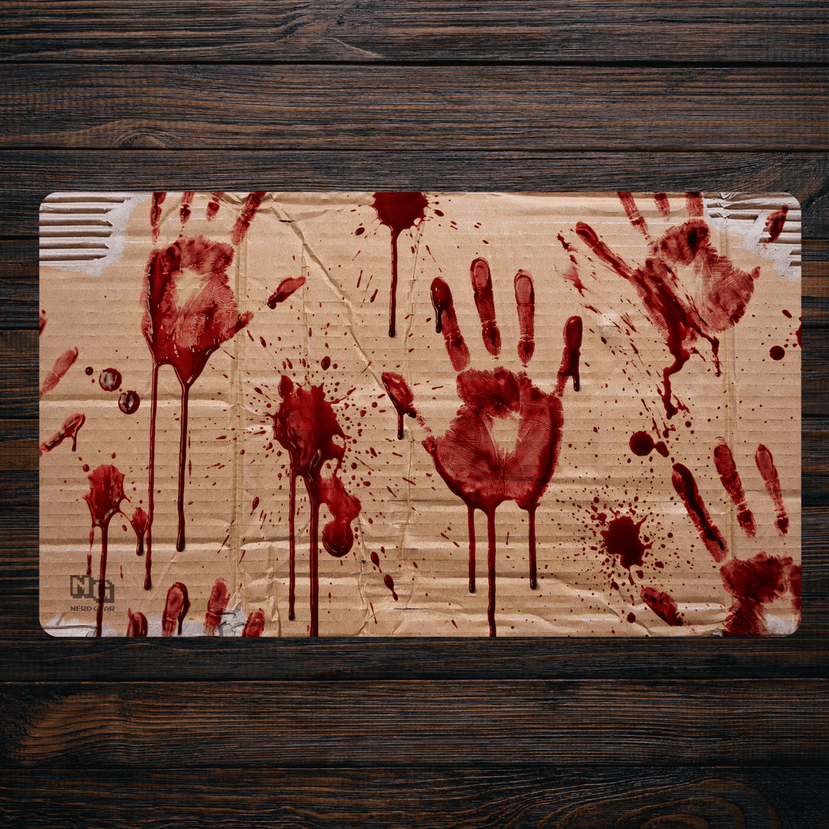 Crime Scene - Cardboard Playmat - Premium TCG Playmat - MTO - Nerd Gear Gaming Inc.