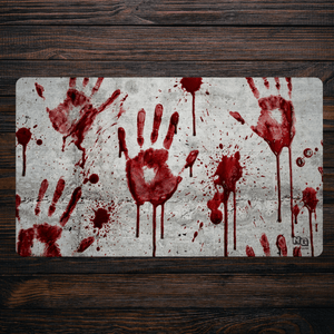 Crime Scene - Concrete Playmat - Premium TCG Playmat - MTO - Nerd Gear Gaming Inc.