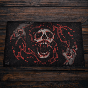 Crimson Scream - Premium MTG Playmat - MTO - Nerd Gear Gaming Inc.