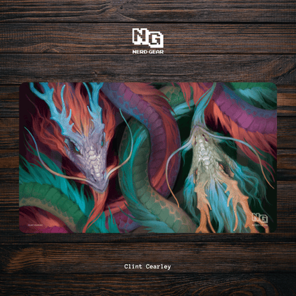 Dragons - Clint Cearley - Premium TCG Playmat - MTO - Nerd Gear Gaming Inc.