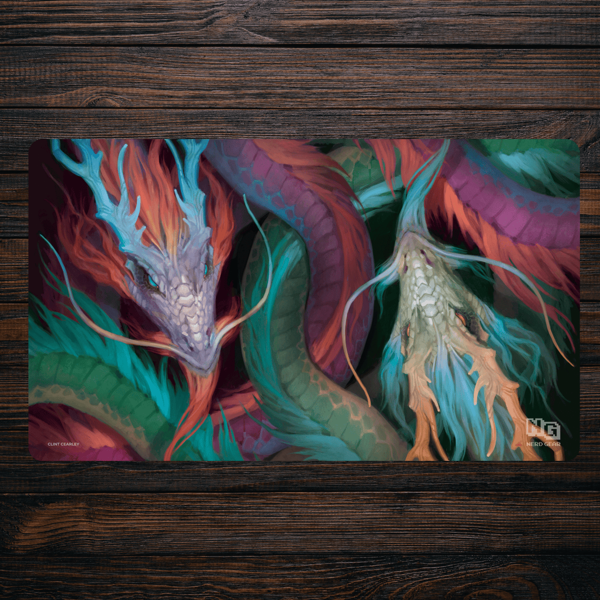 Dragons - Clint Cearley - Premium TCG Playmat - MTO - Nerd Gear Gaming Inc.