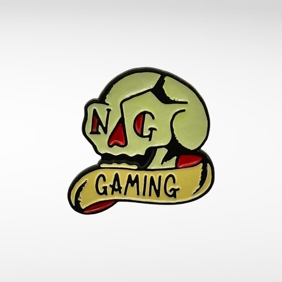 Enamel Pin - NG Skull - Nerd Gear Gaming Inc.
