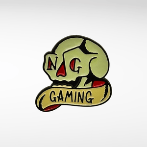 Enamel Pin - NG Skull - Nerd Gear Gaming Inc.