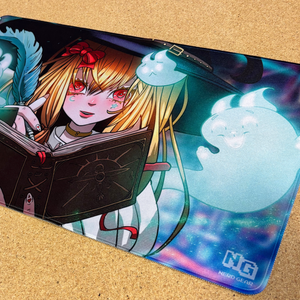 Ghost-Cat Grimoire - Premium TCG Playmat - MTO - Nerd Gear Gaming Inc.