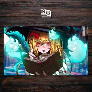 Ghost - Cat Grimoire - Premium TCG Playmat - MTO - Nerd Gear Gaming Inc.