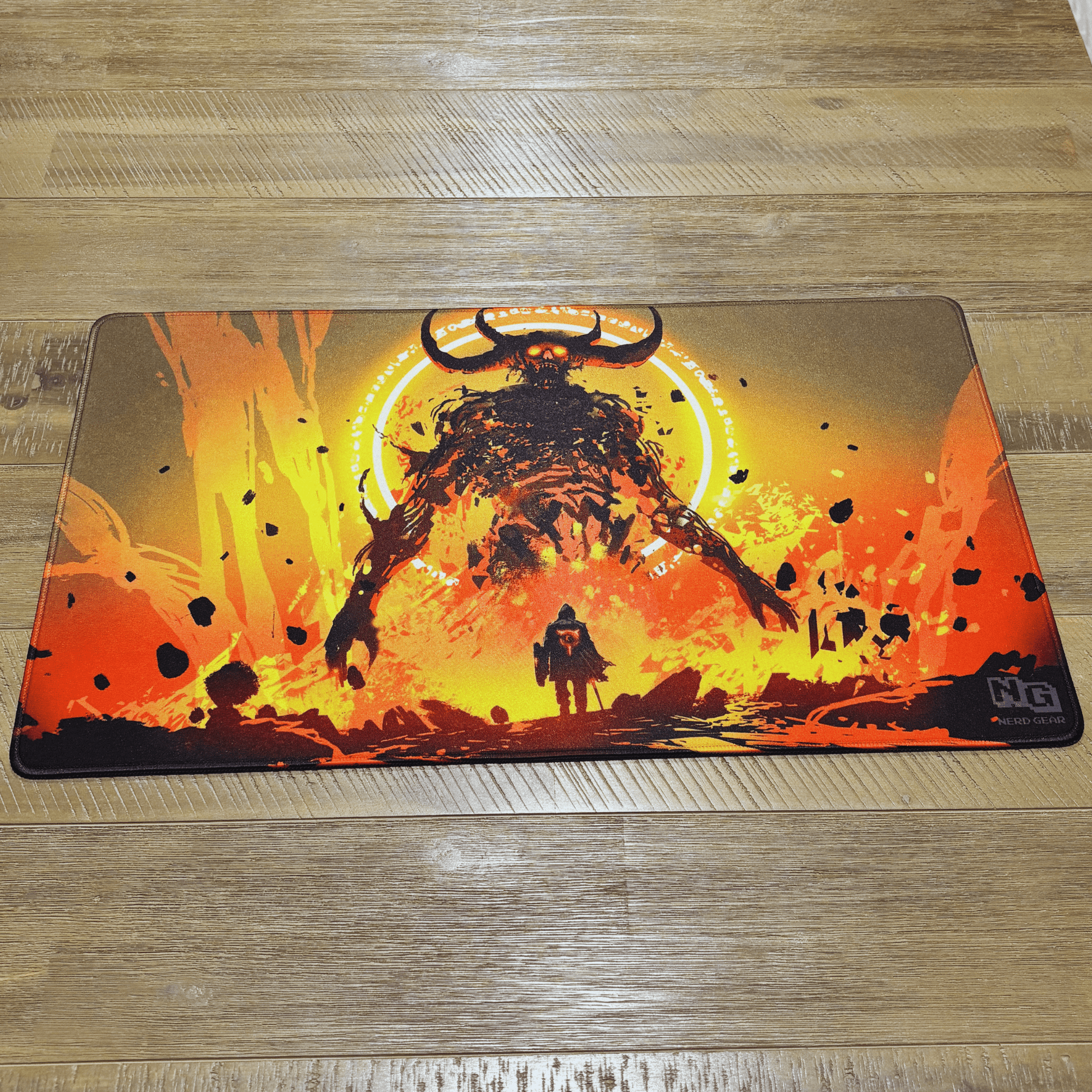 Hell-Gate Sentinel - Premium TCG Playmat - MTO - Nerd Gear Gaming Inc.