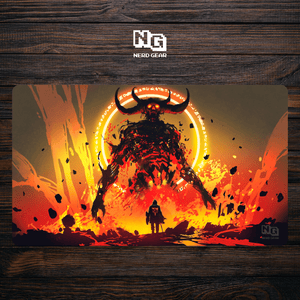 Hell - Gate Sentinel - Premium TCG Playmat - MTO - Nerd Gear Gaming Inc.