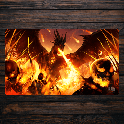 Inferno Ascendant - Premium TCG Playmat - MTO - Nerd Gear Gaming Inc.