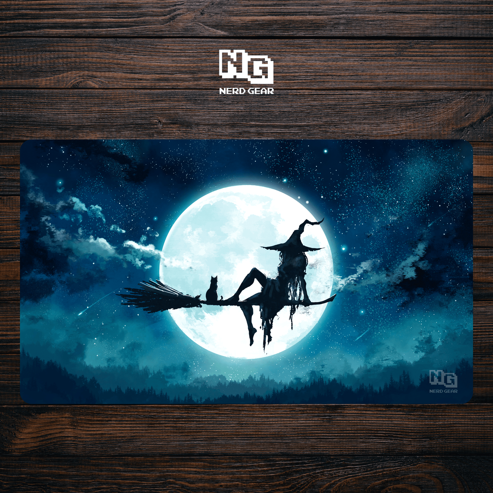 Lunar Vigil - Premium TCG Playmat - MTO - Nerd Gear Gaming Inc.