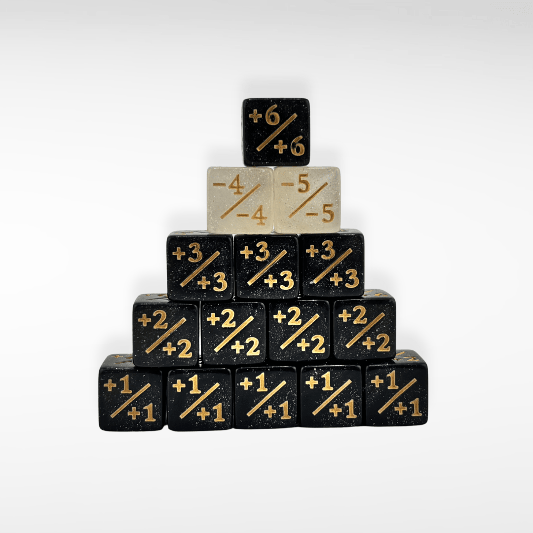 Mini +1/+1 (Plus One) 12mm Dice for MTG - Nerd Gear Gaming Inc.