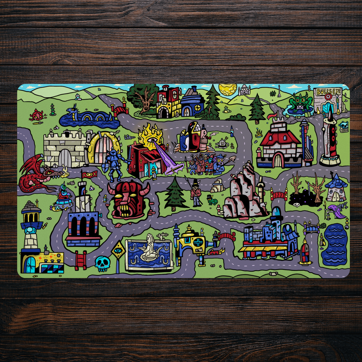 My Town - Premium TCG Playmat - MTO - Nerd Gear Gaming Inc.