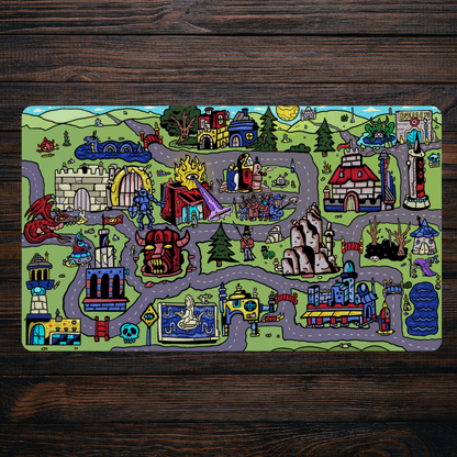 My Town - Premium TCG Playmat - MTO - Nerd Gear Gaming Inc.