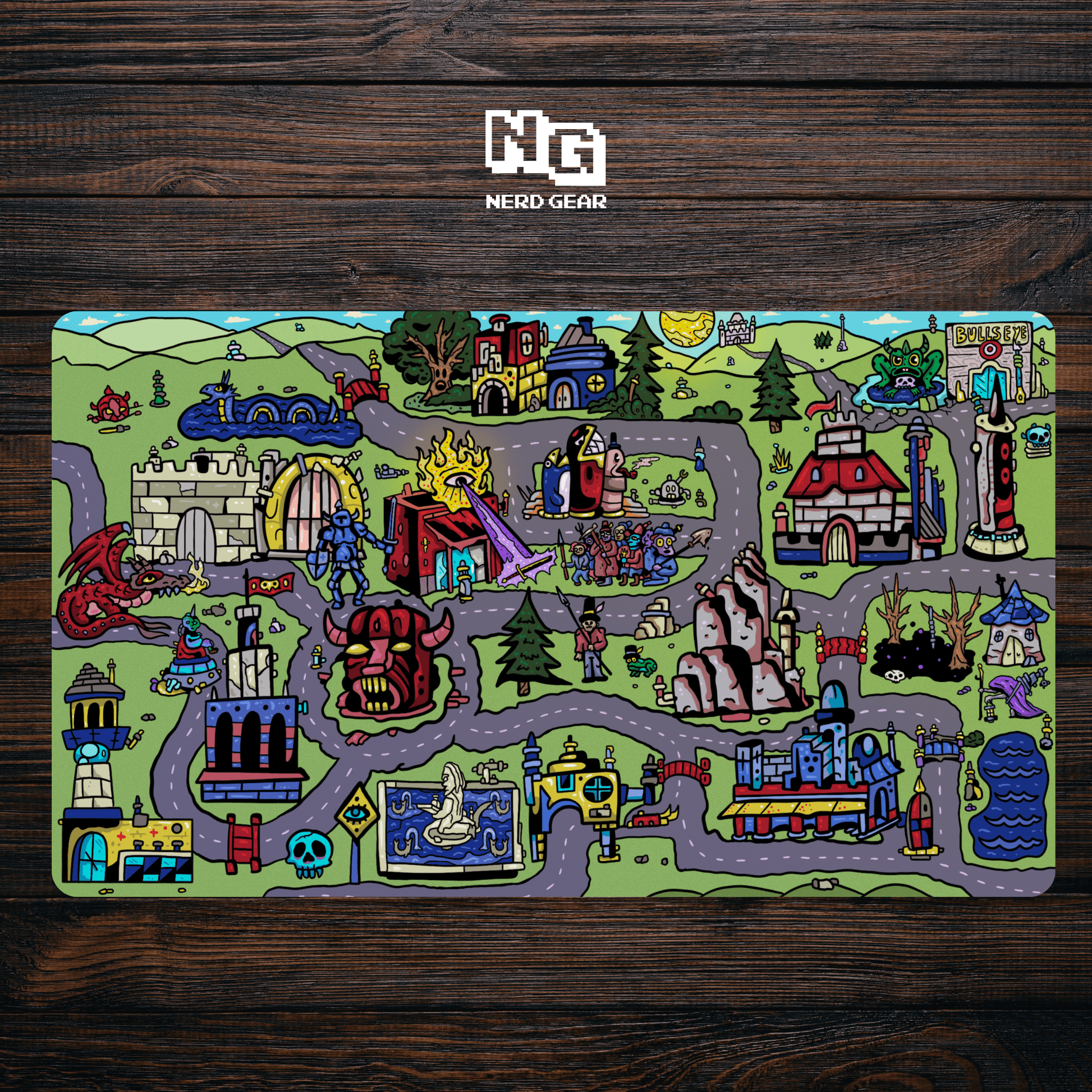 My Town - Premium TCG Playmat - MTO - Nerd Gear Gaming Inc.