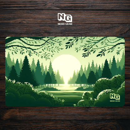 Pixel Forest - Premium TCG Playmat - MTO - Nerd Gear Gaming Inc.