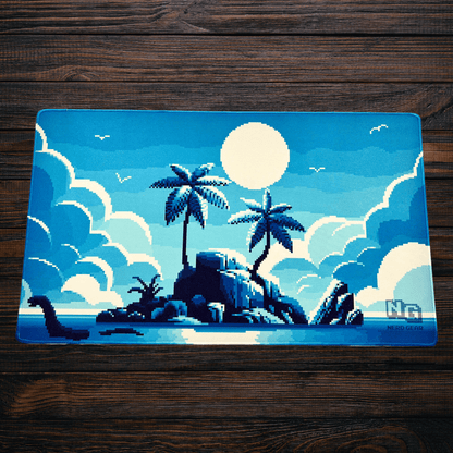 Pixel Island - Premium TCG Playmat - MTO - Nerd Gear Gaming Inc.