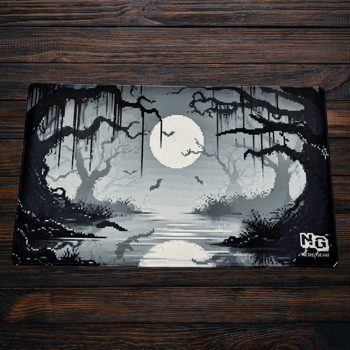 Pixel Swamp - Premium TCG Playmat - MTO - Nerd Gear Gaming Inc.