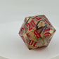 The Jaws of the Deceiver – 55mm Encapsulated Mimic D20 Dice
