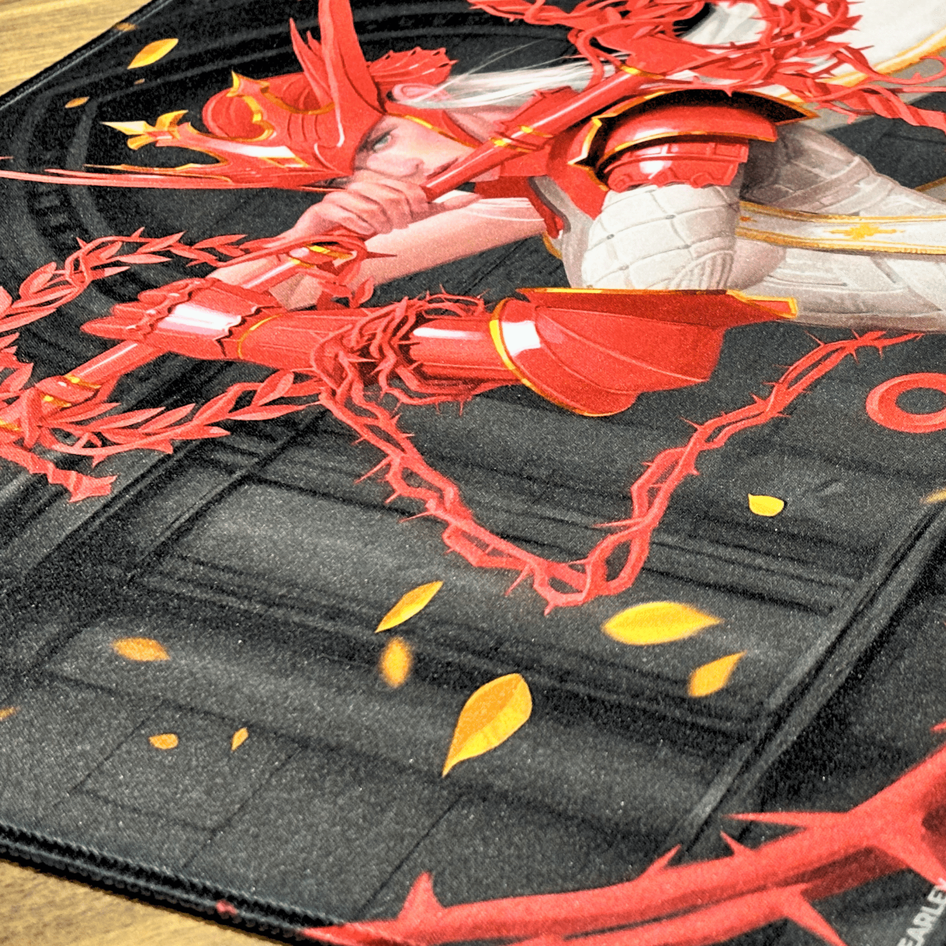 Red Thorn - Clint Cearley - Premium TCG Playmat - MTO - Nerd Gear Gaming Inc.