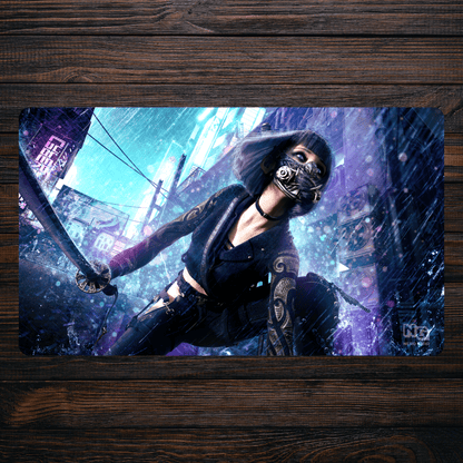 Sector 9 Assassin - Premium TCG Playmat - MTO - Nerd Gear Gaming Inc.