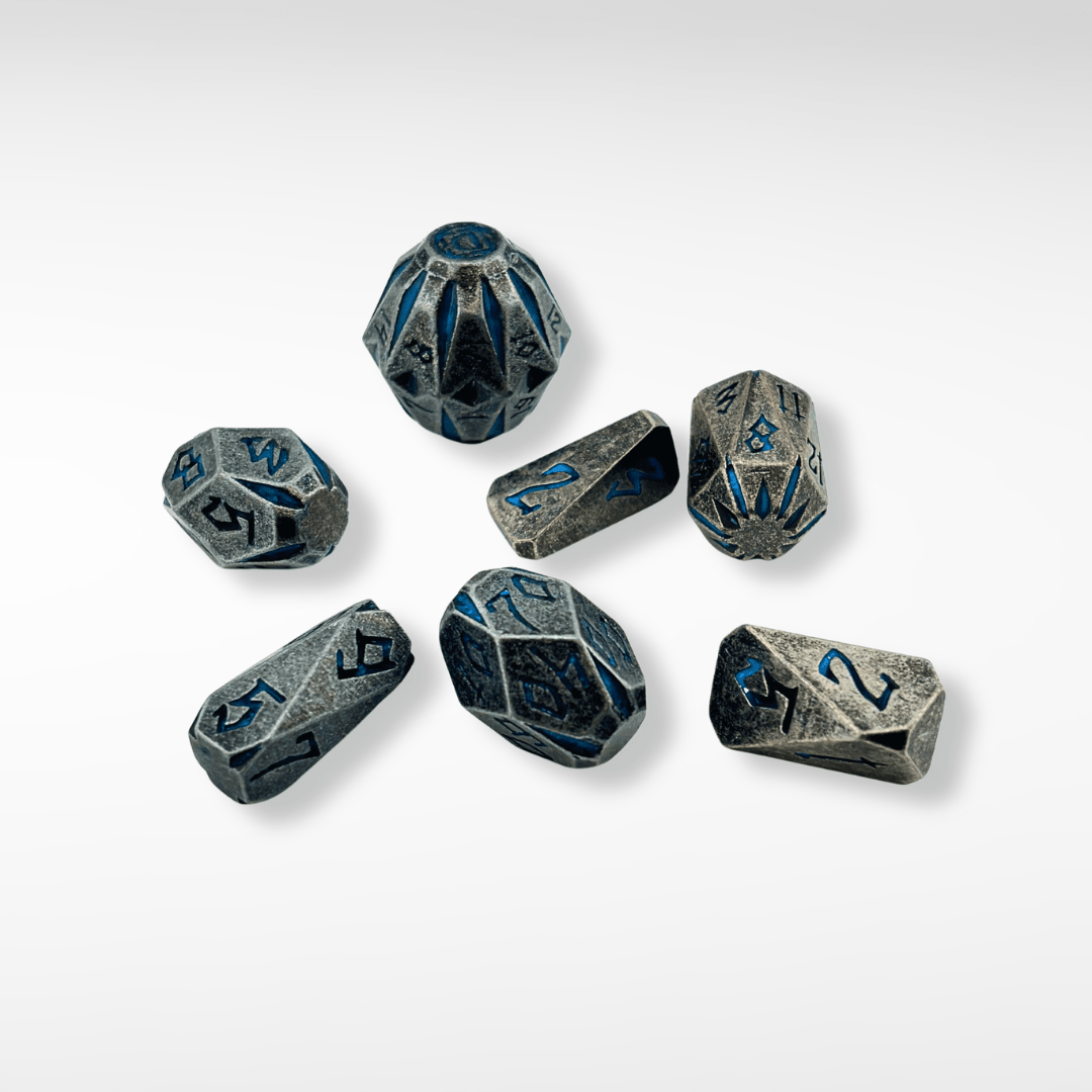 Stone Hedge – 7pc Handmade Dice Set - Nerd Gear Gaming Inc.