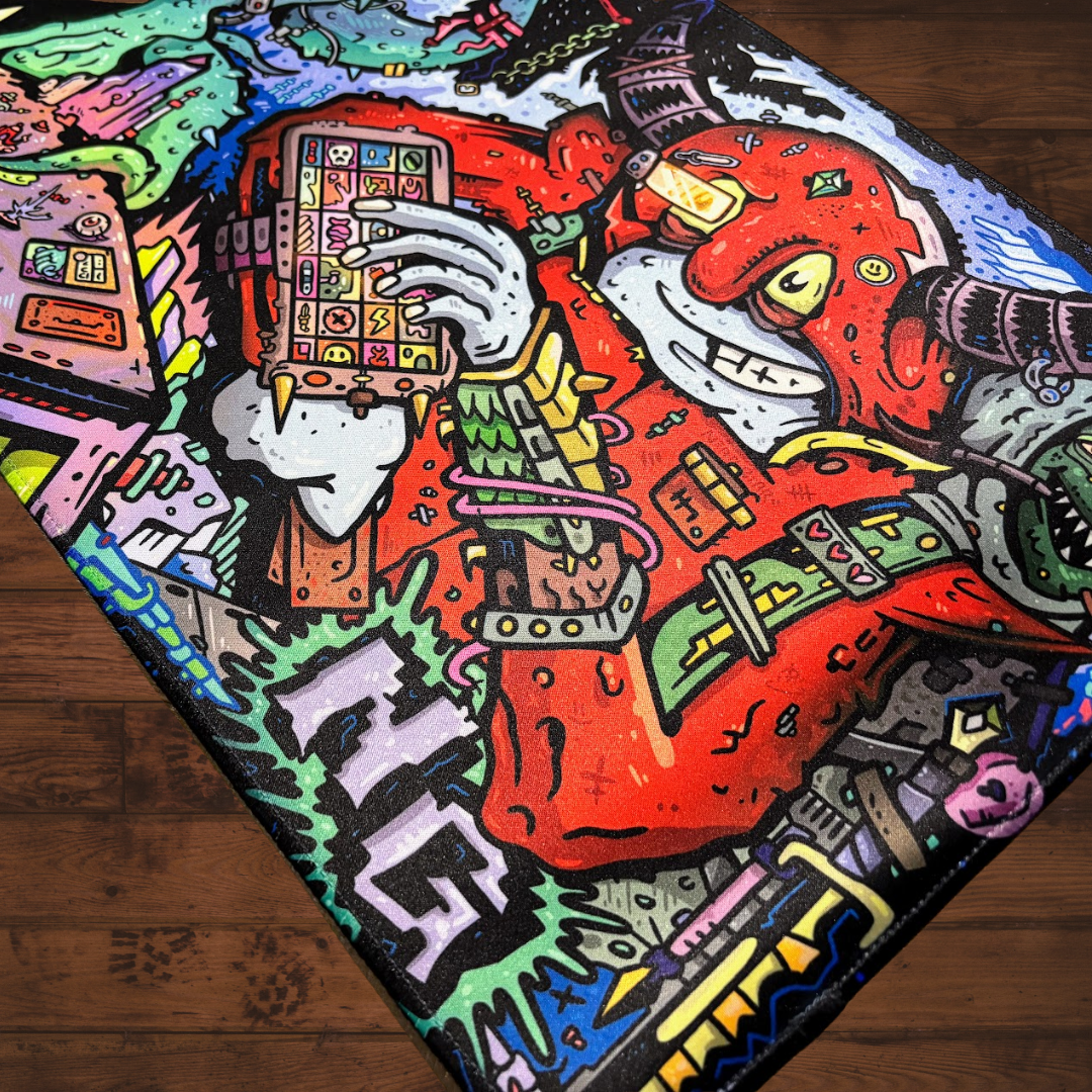 Tabletop Turmoil - Premium TCG Playmat - MTO - Nerd Gear Gaming Inc.
