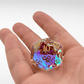 The Prism Crown — 30mm Diamond-Cut Glass D20 - Nerd Gear Gaming Inc.