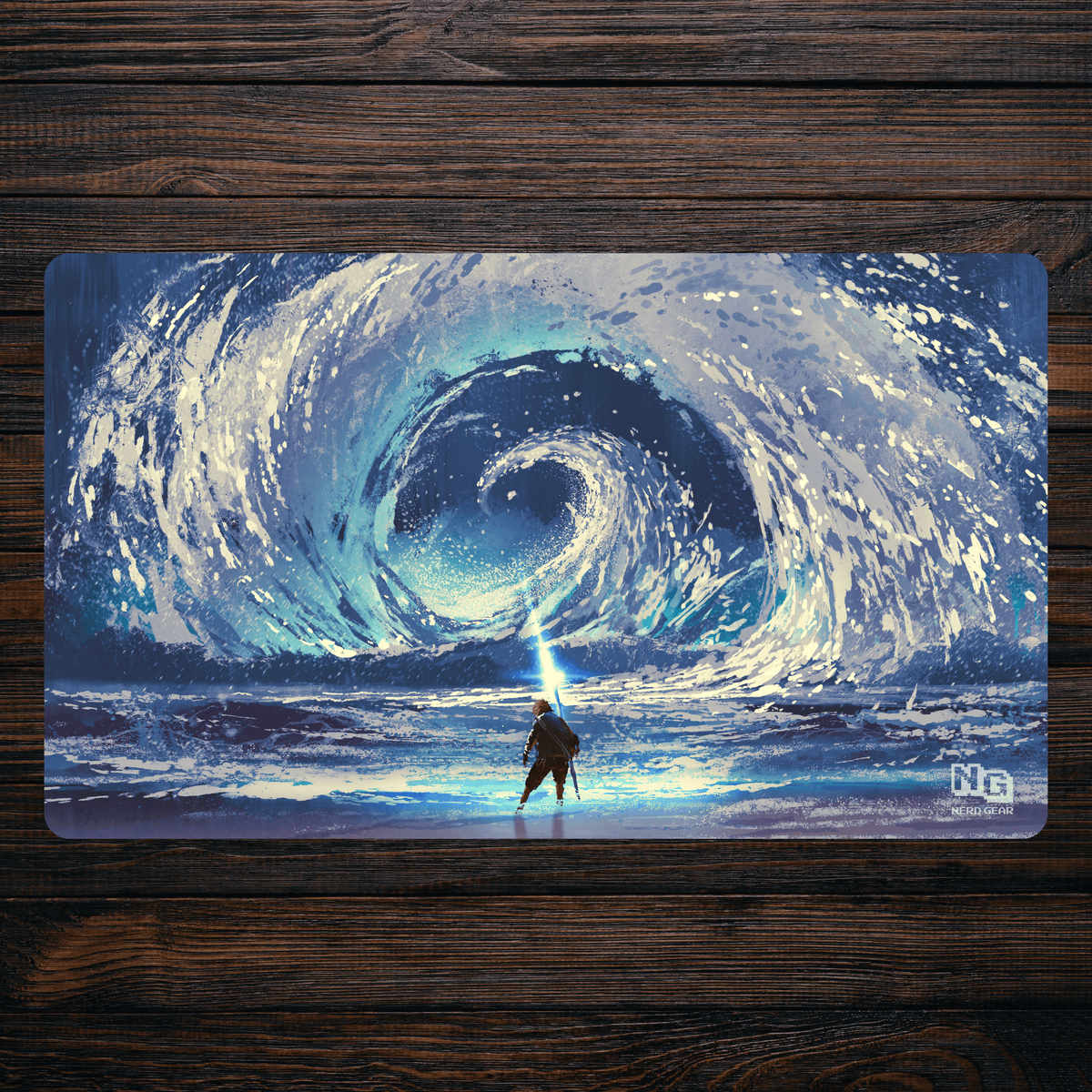 Tidal Vortex - Premium TCG Playmat - MTO - Nerd Gear Gaming Inc.