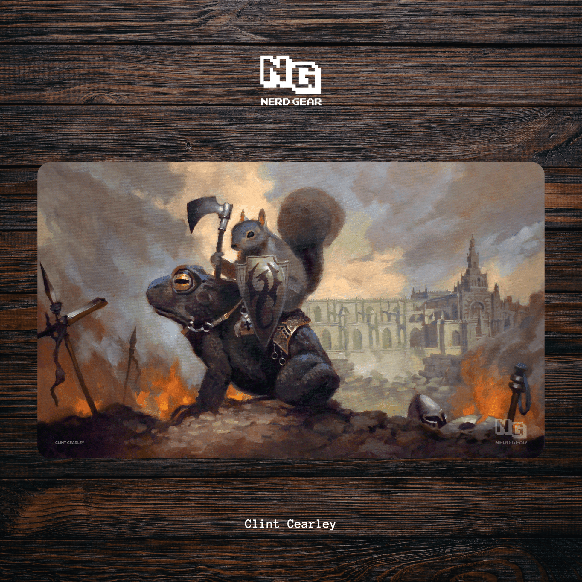 Toad Rider - Clint Cearley - Premium TCG Playmat - MTO - Nerd Gear Gaming Inc.