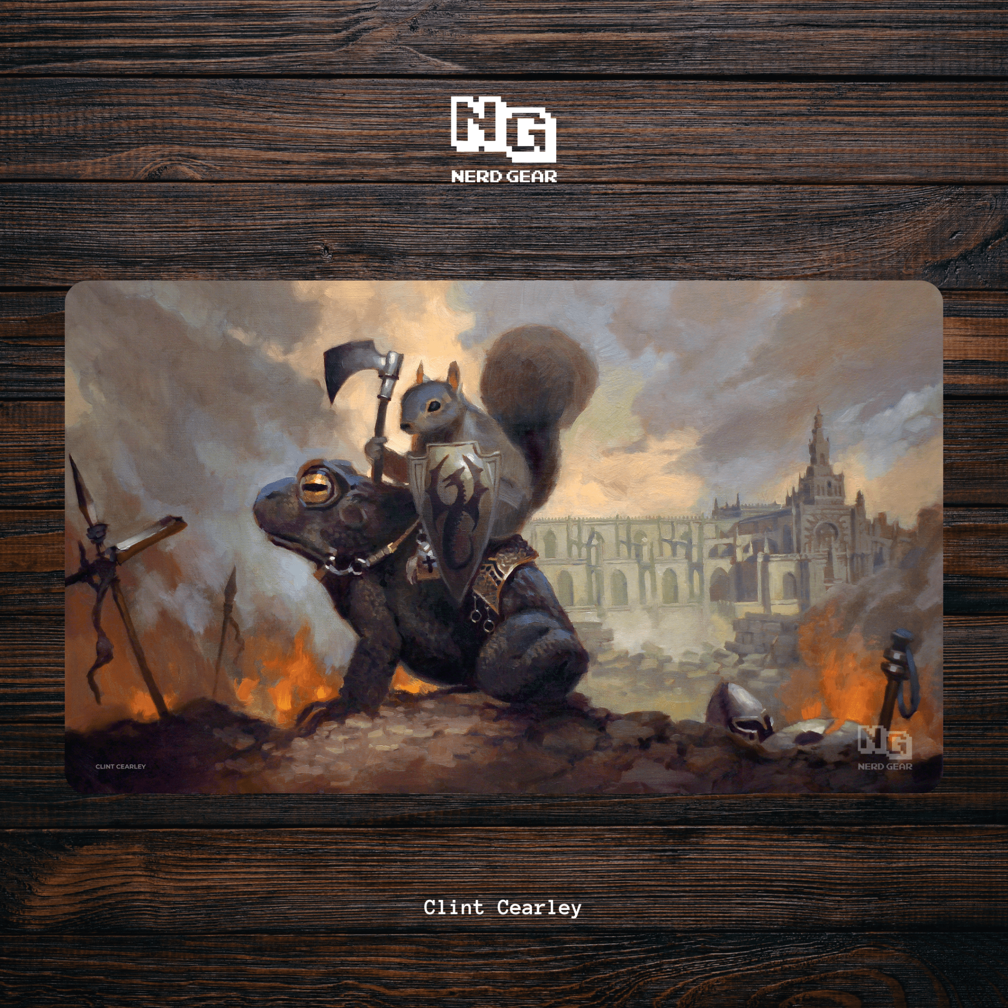 Toad Rider - Clint Cearley - Premium TCG Playmat - MTO - Nerd Gear Gaming Inc.