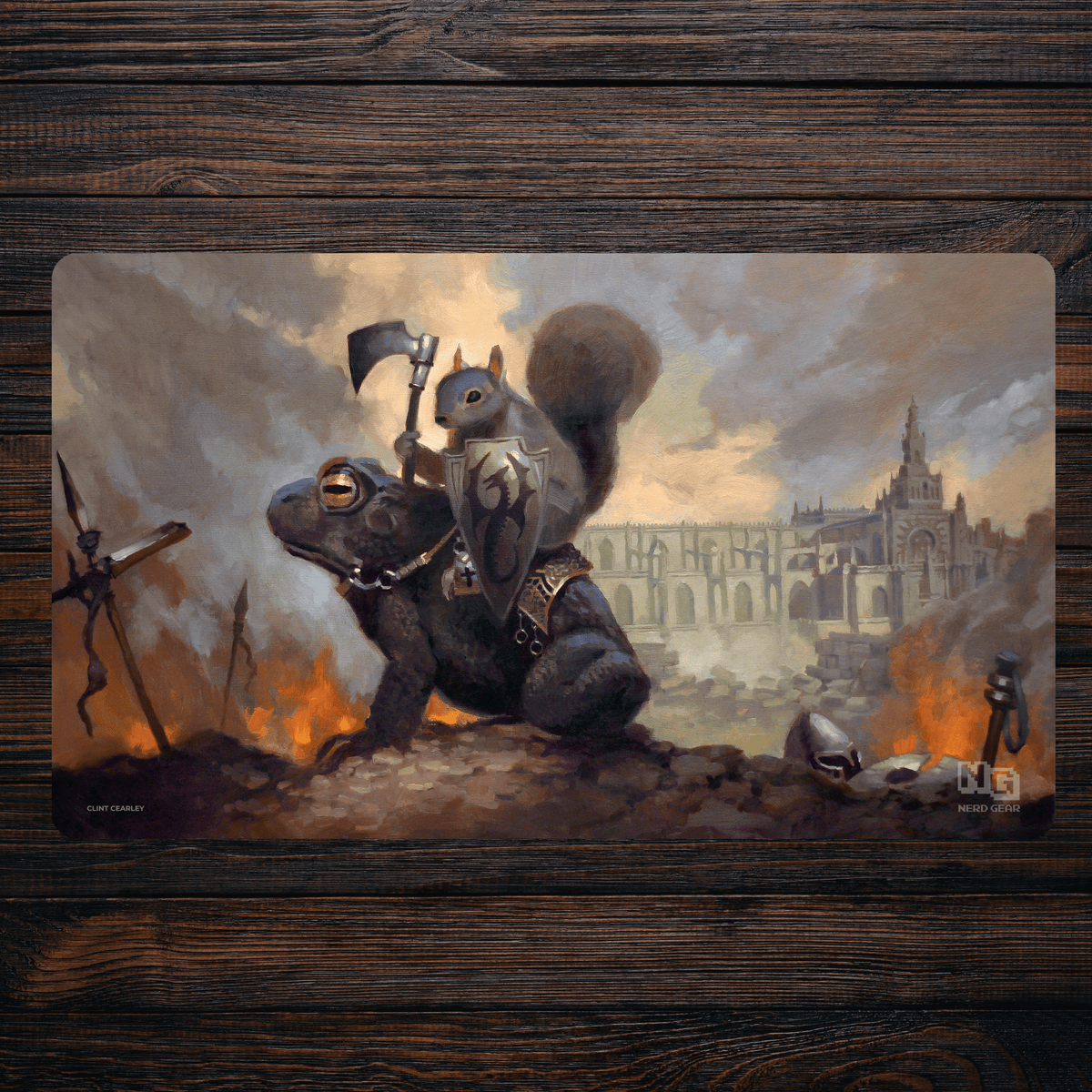 Toad Rider - Clint Cearley - Premium TCG Playmat - MTO - Nerd Gear Gaming Inc.