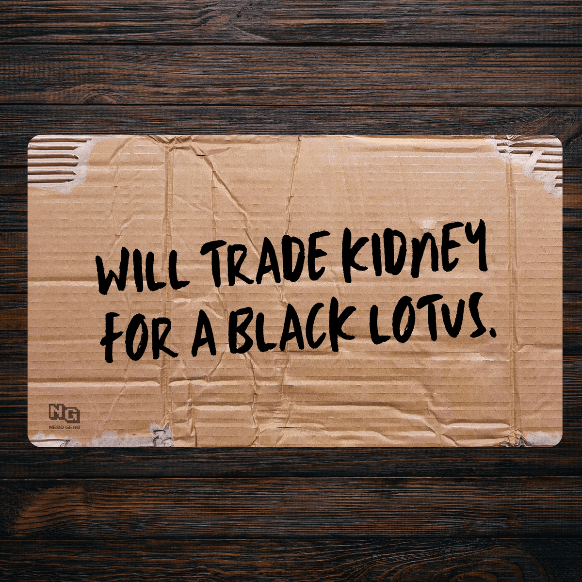 Trade Kidney Cardboard - Premium TCG Playmat - MTO - Nerd Gear Gaming Inc.