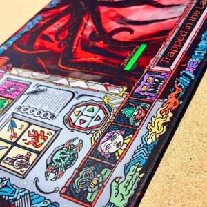 Trapped in the Lair of the Jorōgumo! - Premium TCG Playmat - MTO - Nerd Gear Gaming Inc.