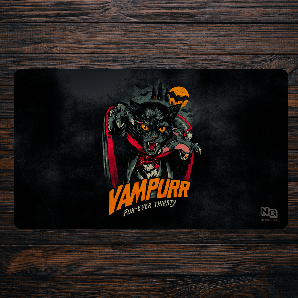 Vampurr - EduEly Designs - Premium TCG Playmat - MTO - Nerd Gear Gaming Inc.